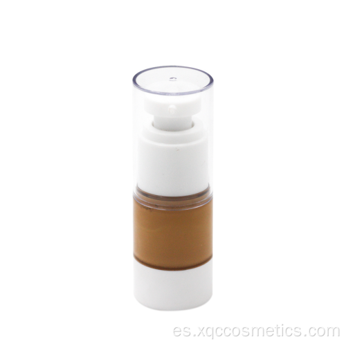 Base de maquillaje líquida impermeable orgánica no comedogénica spf 15